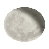 Lunar LED Remote Control Glass Round Ceiling Light – White