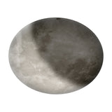 Lunar LED Remote Control Glass Disc Ceiling Light – White