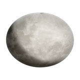 Lunar LED Remote Control Glass Disc Ceiling Light – White