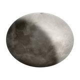 Lunar LED Remote Control Glass Disc Ceiling Light – White