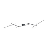 Arvin 6 Light LED Linear Ceiling Light – Matt Black