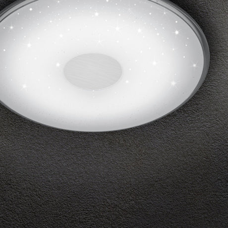 Shogun LED Remote Control Round Ceiling Light – White