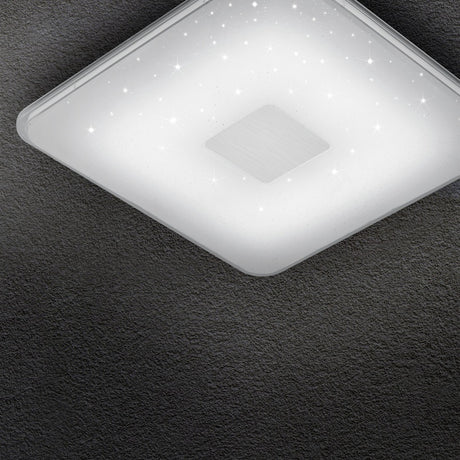 Samurai LED Remote Control Square Ceiling Light – White