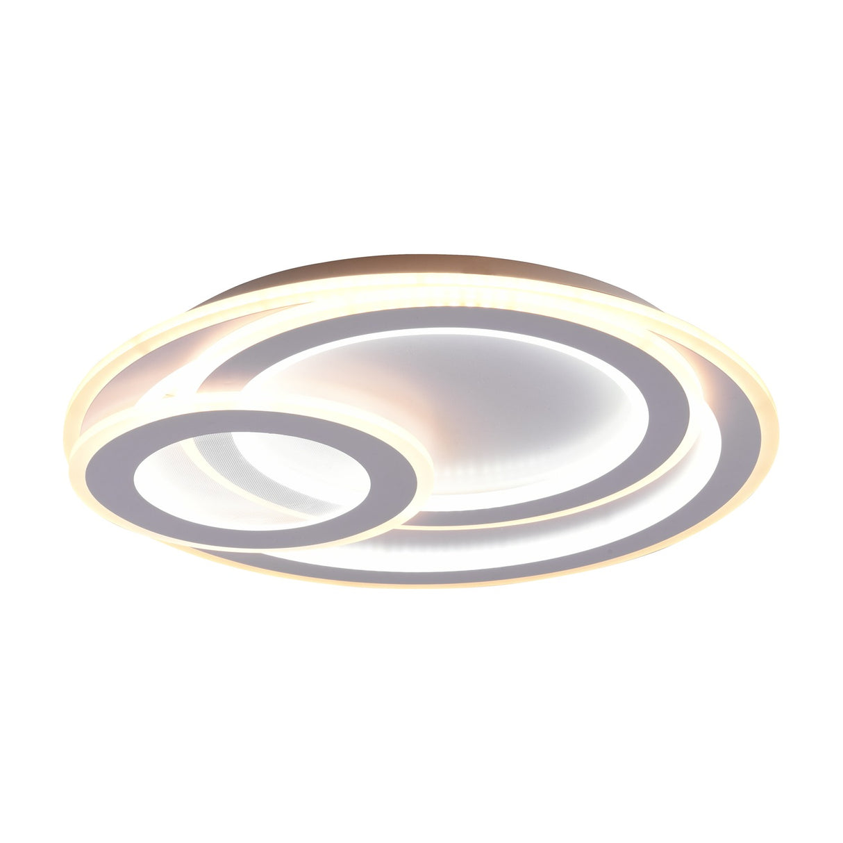 Mita 3 Light LED Circular Ceiling Light – Matt White