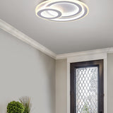 Mita 3 Light LED Circular Ceiling Light – Matt White