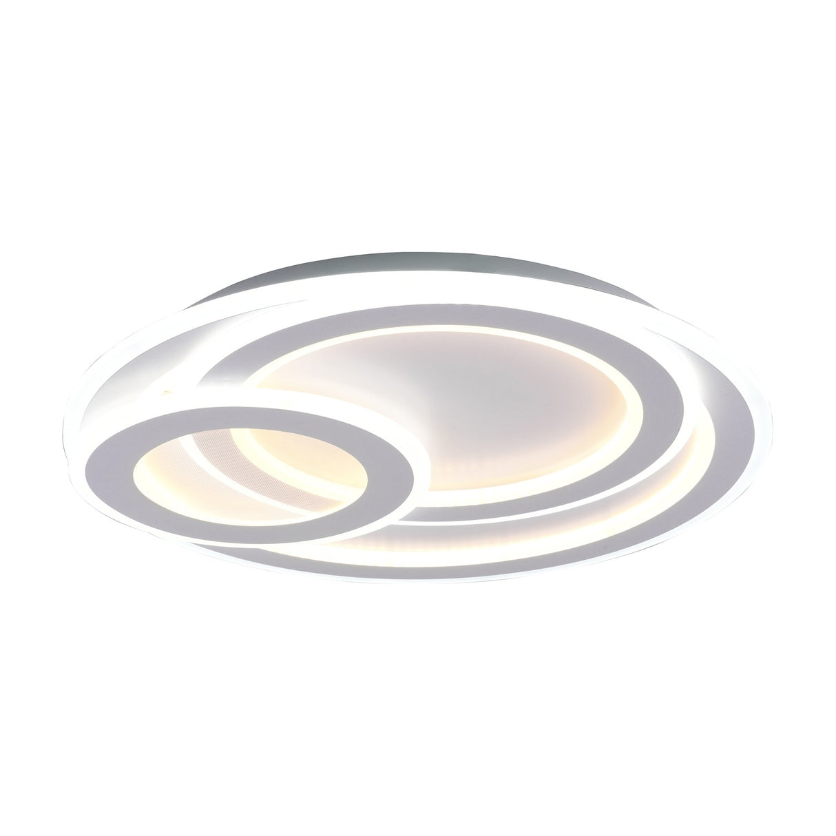 Mita 3 Light LED Circular Ceiling Light – Matt White