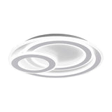 Mita 3 Light LED Circular Ceiling Light – Matt White