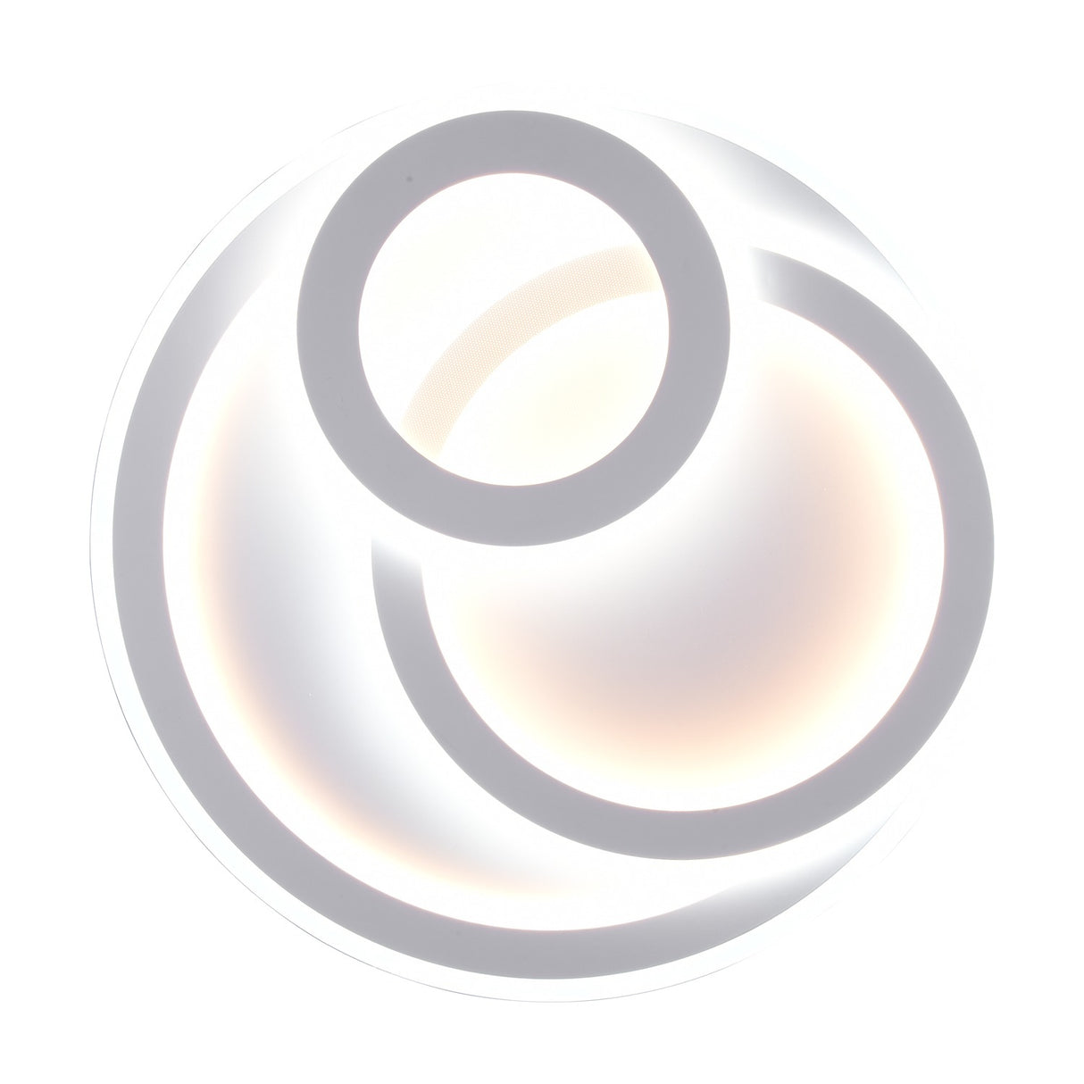 Mita 3 Light LED Circular Ceiling Light – Matt White