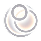 Mita 3 Light LED Circular Ceiling Light – Matt White