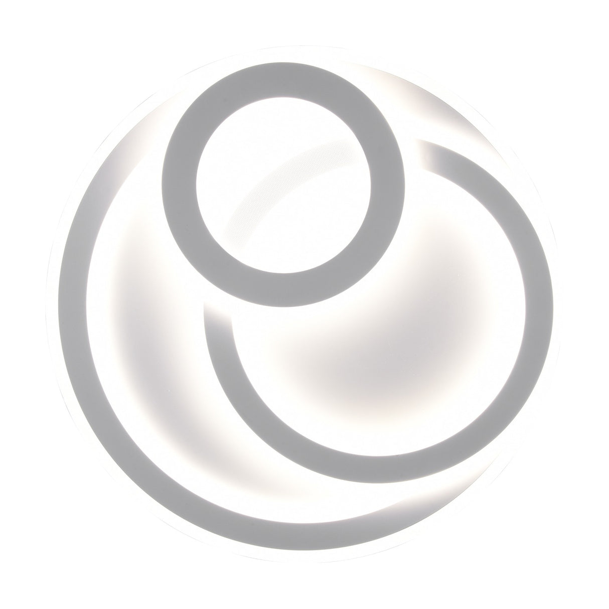 Mita 3 Light LED Circular Ceiling Light – Matt White