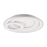 Mita 3 Light LED Circular Ceiling Light – Matt White