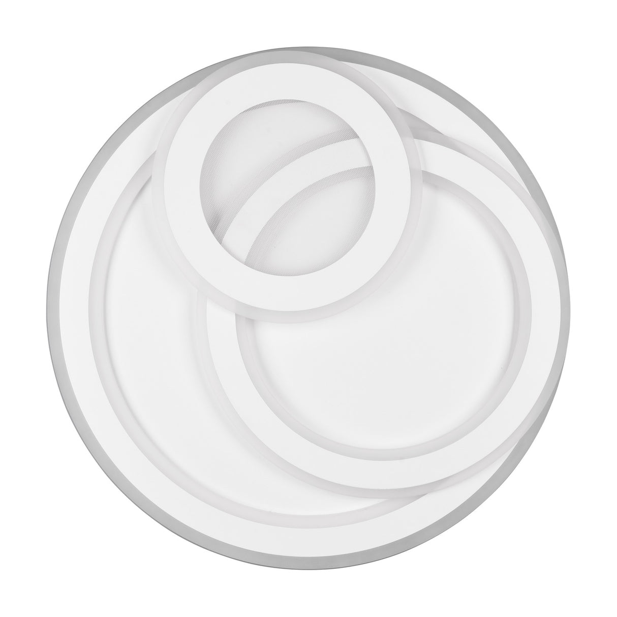 Mita 3 Light LED Circular Ceiling Light – Matt White