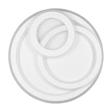 Mita 3 Light LED Circular Ceiling Light – Matt White