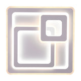 Mita 3 Light LED Square Ceiling Light – Matt White