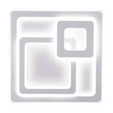 Mita 3 Light LED Square Ceiling Light – Matt White