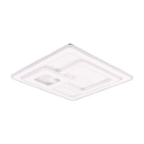 Mita 3 Light LED Square Ceiling Light – Matt White