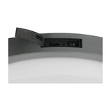 Bermejo LED Glass PIR Ceiling Light – Anthracite