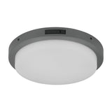 Bermejo LED Glass PIR Ceiling Light – Anthracite