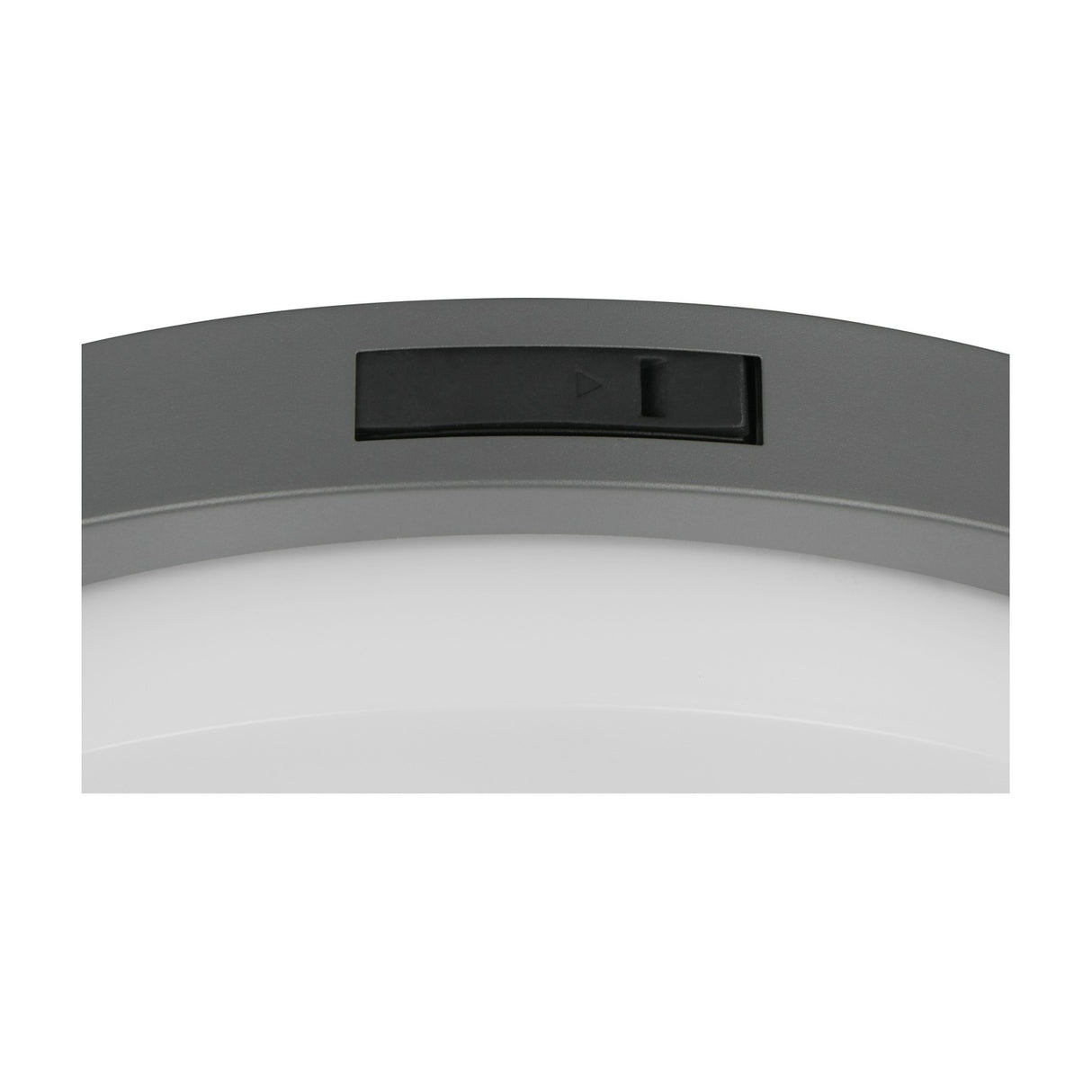 Bermejo LED Glass PIR Ceiling Light – Anthracite