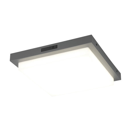 Bermejo LED Square PIR Ceiling Light – Anthracite