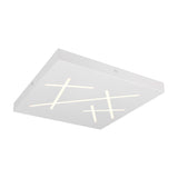 Snip 4 Light LED Square Ceiling Light – Matt White