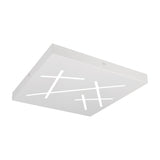 Snip 4 Light LED Square Ceiling Light – Matt White