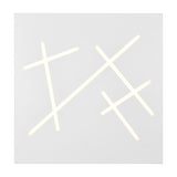 Snip 4 Light LED Square Ceiling Light – Matt White