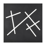 Snip LED Remote Control Square Ceiling Light – Matt Black