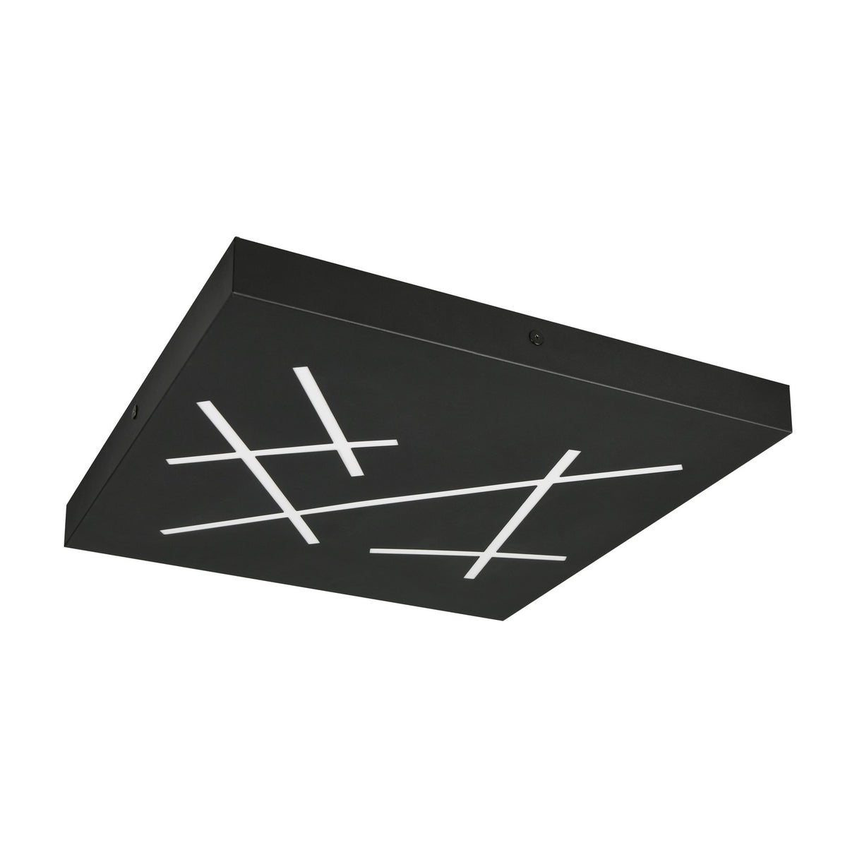 Snip LED Remote Control Square Ceiling Light – Matt Black