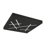 Snip LED Remote Control Square Ceiling Light – Matt Black