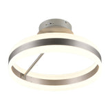 Dios LED Circular Ceiling Light – Satin Nickel