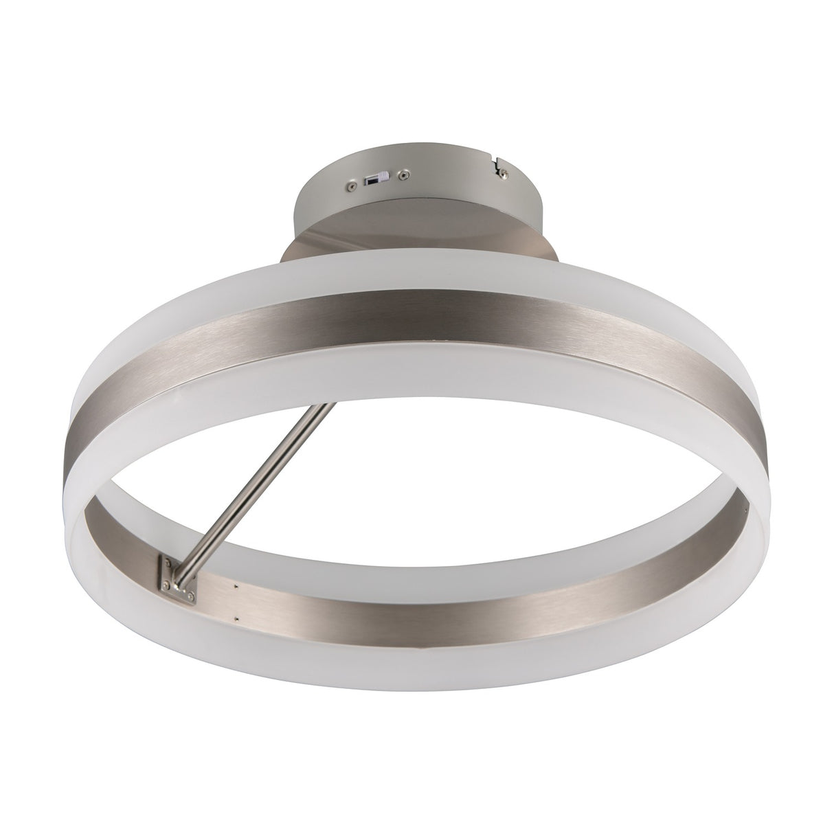 Dios LED Circular Ceiling Light – Satin Nickel