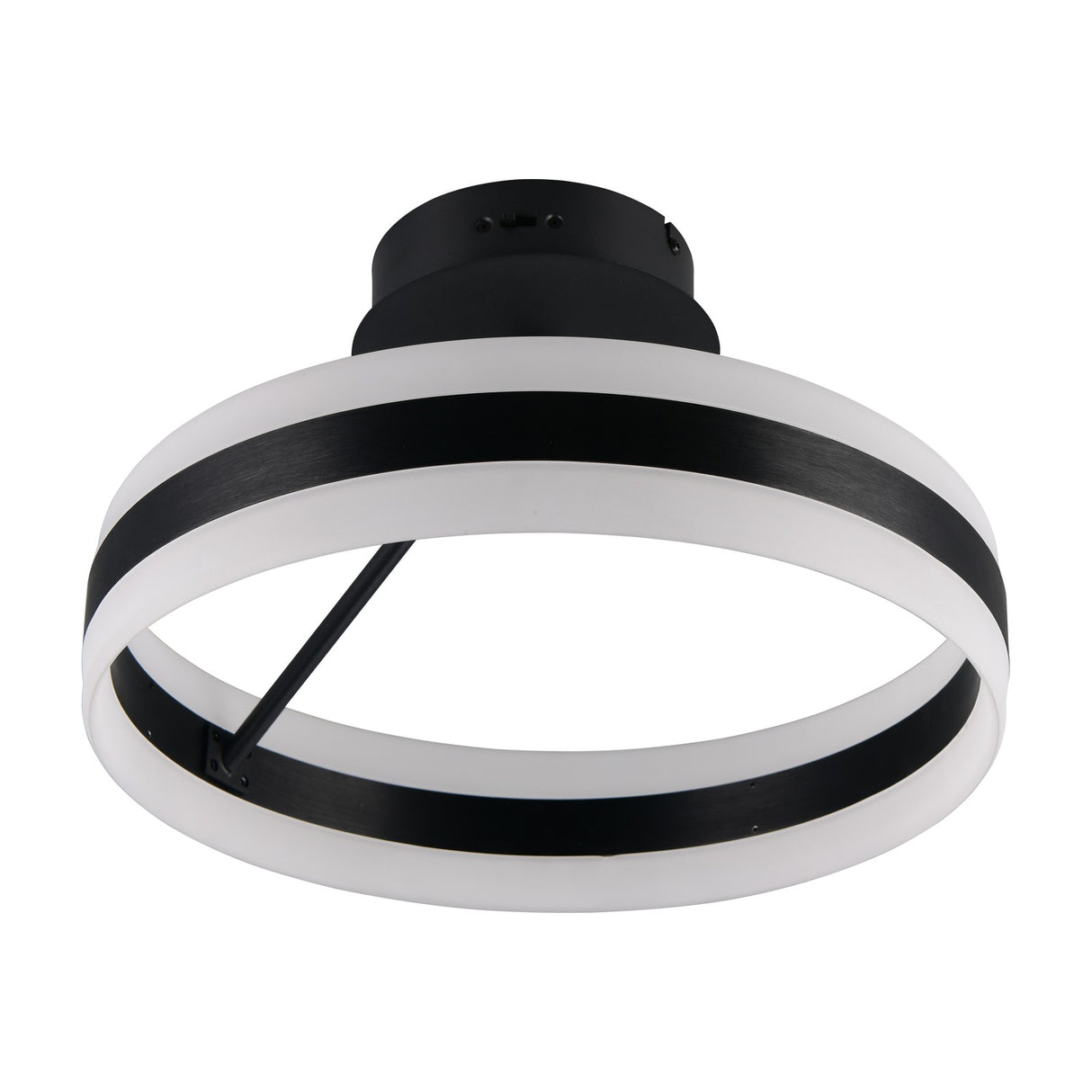 Dios LED Circular Ceiling Light – Matt Black