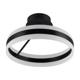 Dios LED Circular Ceiling Light – Matt Black