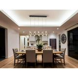 Iliada 5 Light Dimmable LED Bar Pendant 35W 3000K - Gold