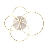 Drake 4 Light LED Circular Ceiling Light – Satin Nickel