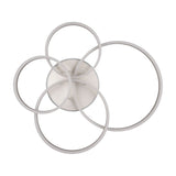 Drake 4 Light LED Circular Ceiling Light – Satin Nickel