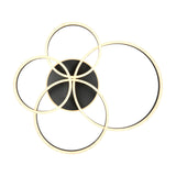 Drake 4 Light LED Circular Ceiling Light – Matt Black