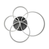 Drake 4 Light LED Circular Ceiling Light – Matt Black