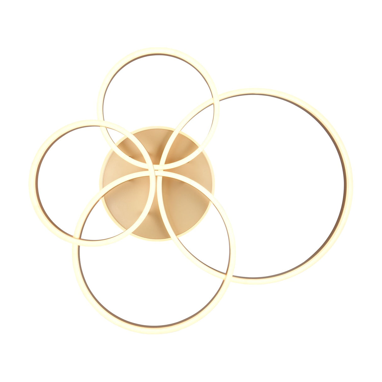 Drake 4 Light LED Circular Ceiling Light – Gold