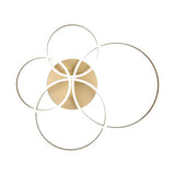 Drake 4 Light LED Circular Ceiling Light – Gold