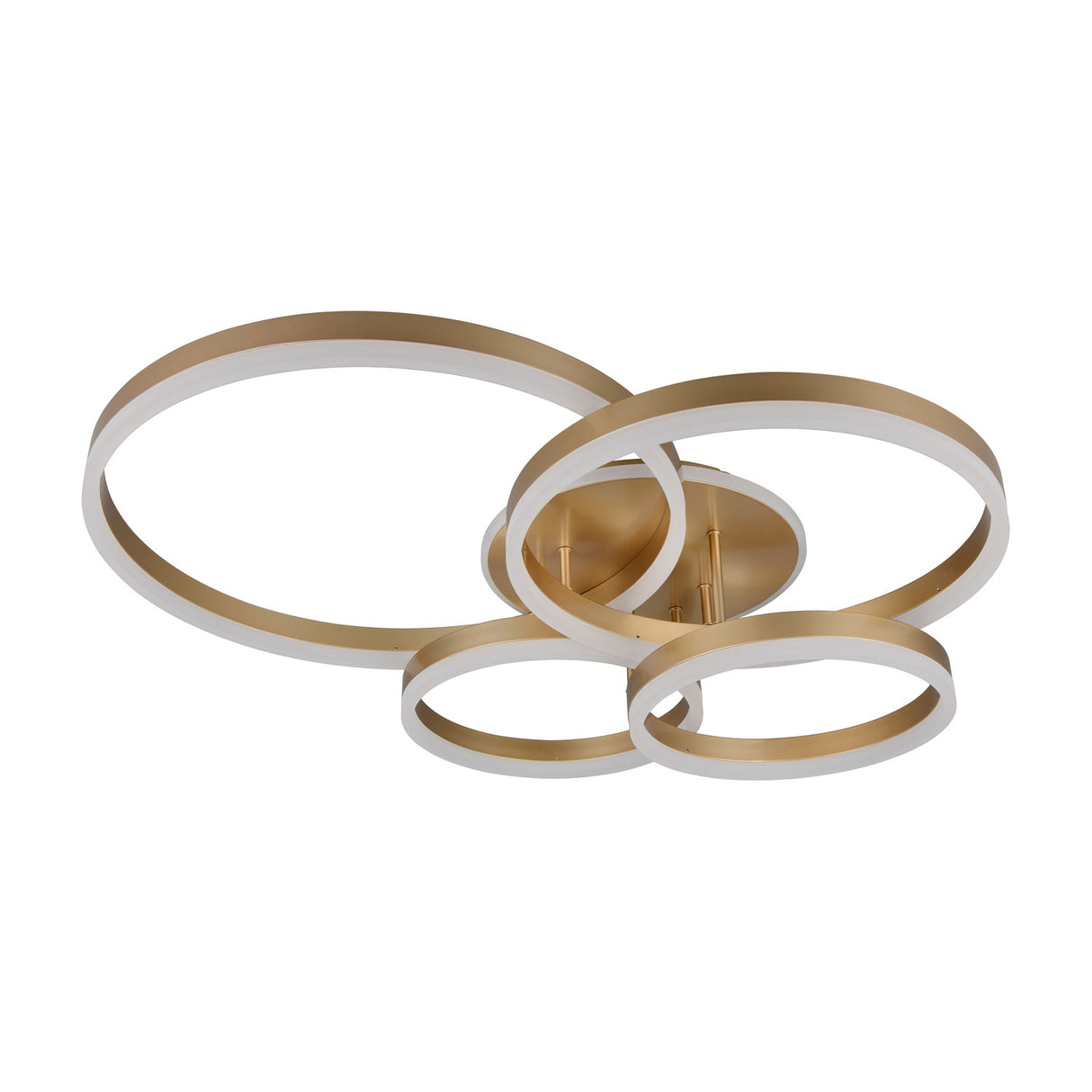Drake 4 Light LED Circular Ceiling Light – Gold