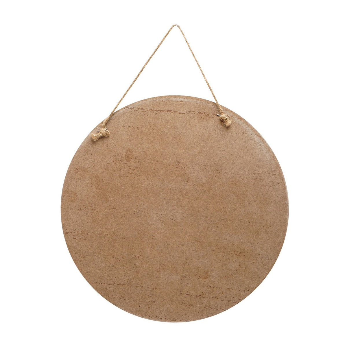 Raised Avocado and Toast Round Wooden Hanging Plaque - White