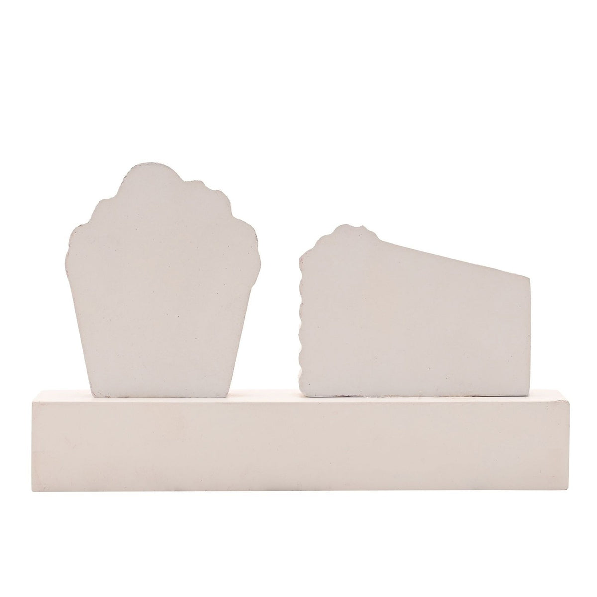 Sweeter Than Sugar Cake and Cupcake Wooden Plaque - White