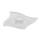 Klint LED Remote Control Square Ceiling Light – Matt White