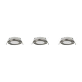 Himal 3 Light LED Ground Light – Satin Nickel