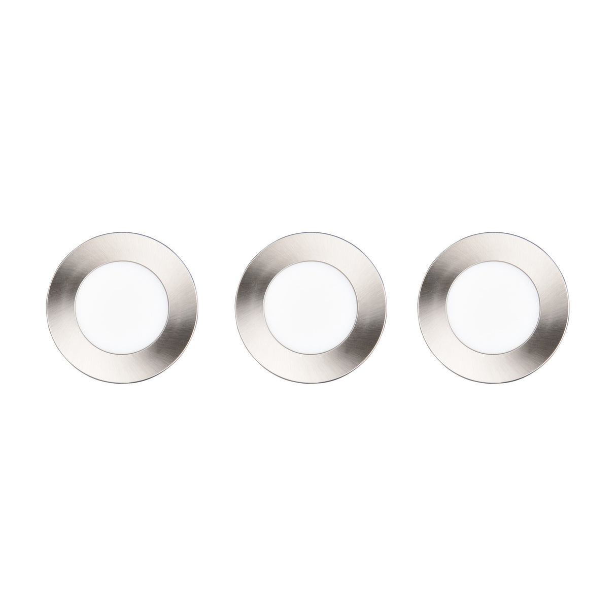 Himal 3 Light LED Ground Light – Satin Nickel