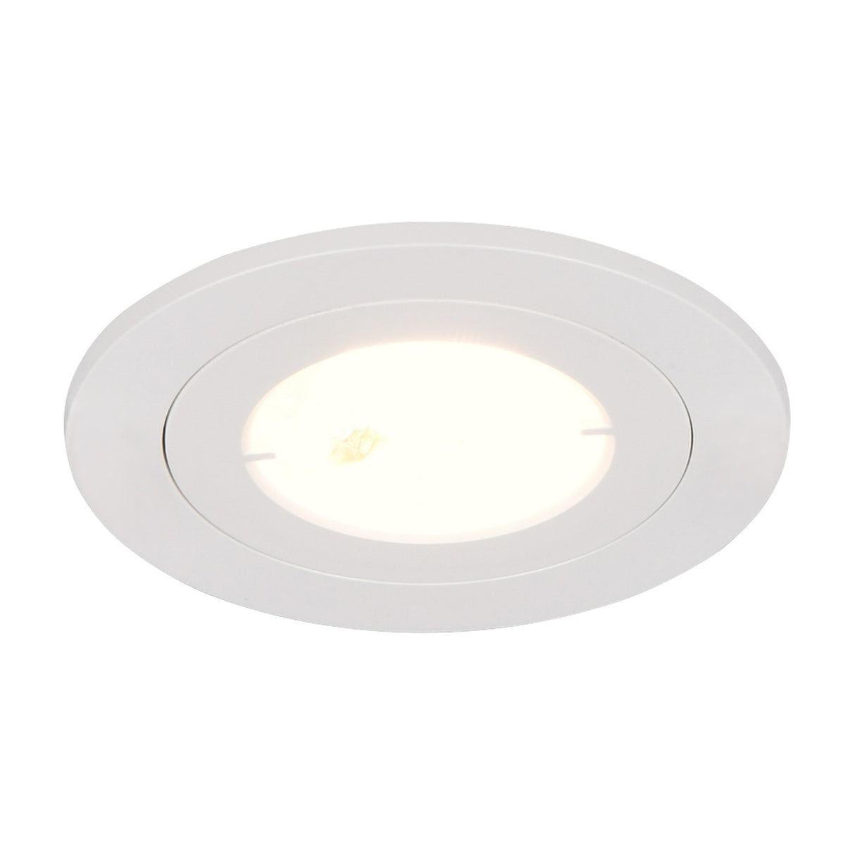 Lamont LED Warm White Ground Light – Matt White