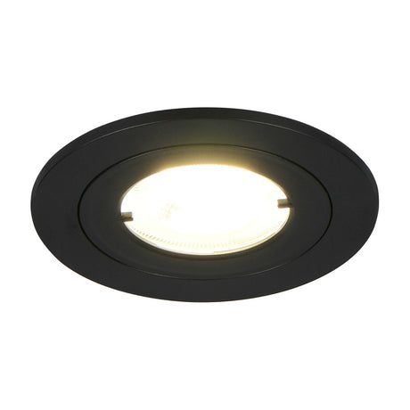 Lamont LED Warm White Ground Light – Matt Black