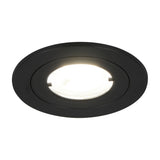 Lamont LED Cool White Ground Light – Matt Black